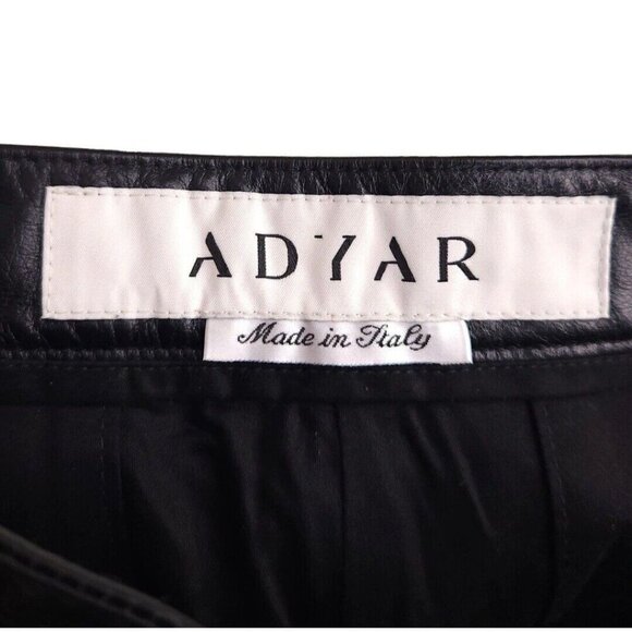 Adyar Leather Brace Trousers Size XL Mens Black NWT - Picture 12 of 16